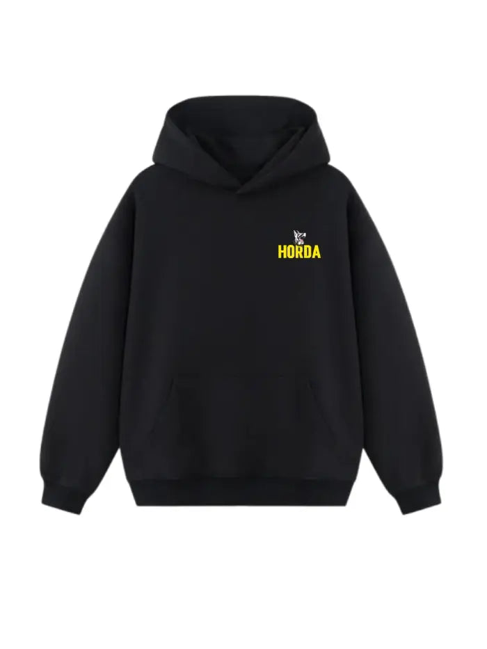 Boxy Fit Hoodie 100% Cotton Dobermann Yellow Boxy Fit
