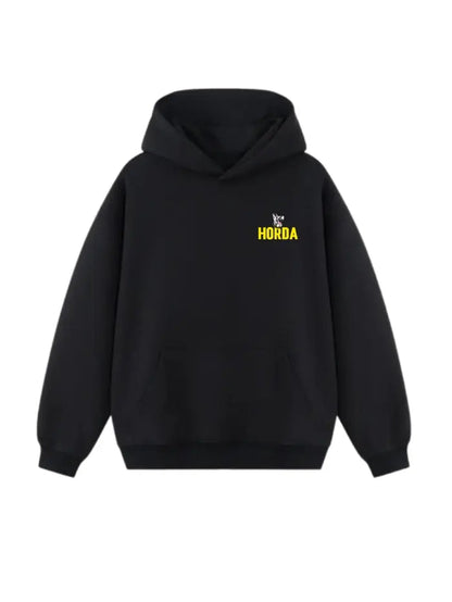 Boxy Fit Hoodie 100% Cotton Dobermann Yellow Boxy Fit