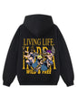 Wild and Free Boxy Fit Sweatshirt 100% Cotton Black