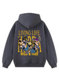 Wild and Free Boxy Fit Sweatshirt 100% Cotton Black