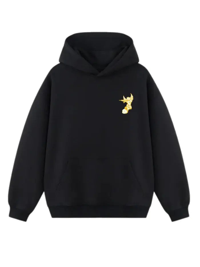 Wild and Free Boxy Fit Sweatshirt 100% Cotton Black