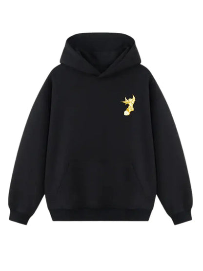 Wild and Free Boxy Fit Sweatshirt 100% Cotton Black