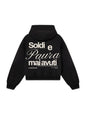 Felpa Oversize Nera 330g No Fear Boxy Fit Made in Italy | Horda
