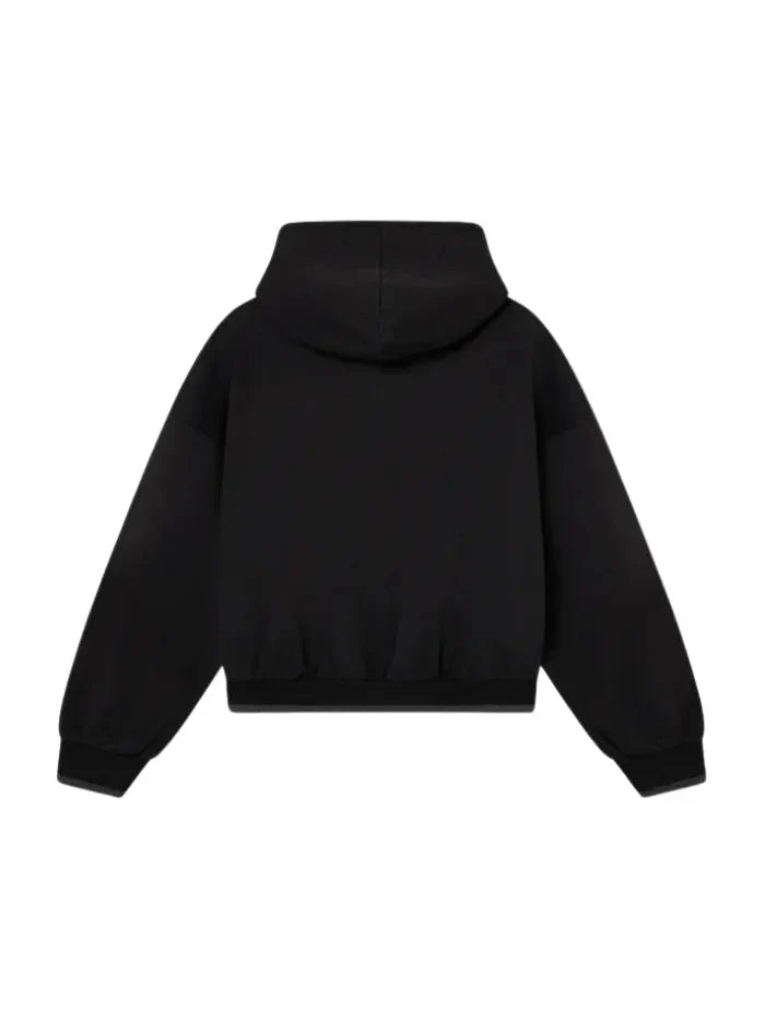 Felpa Urban Nera 330g Boxy Fit | Made in Italy – Horda Brand