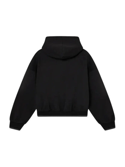 Felpa Urban Nera 330g Boxy Fit | Made in Italy – Horda Brand