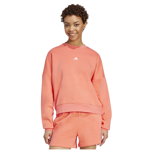 Adidas Felpa Donna Corallo Essentials Feelcozy KE4362