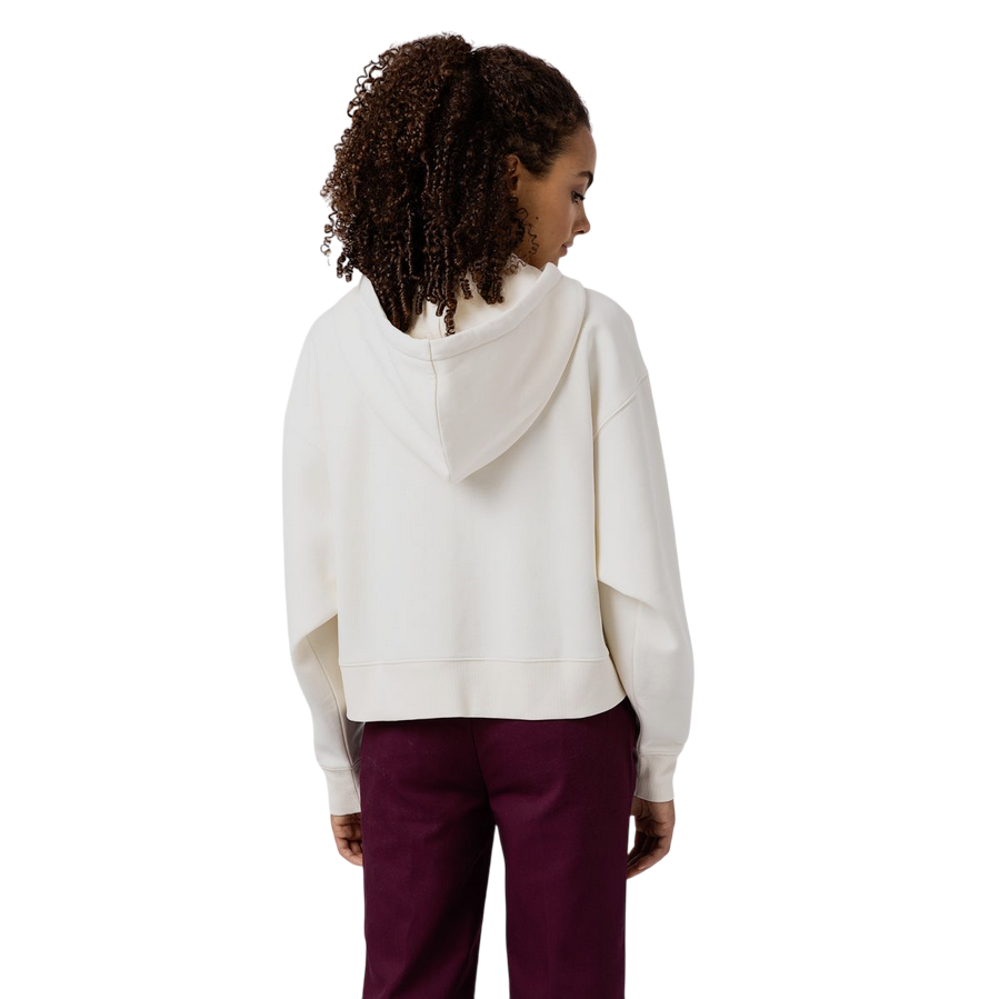 Dickies felpa con cappuccio da donna corta con cerniera intera DK0A4Y1ZECR ecru