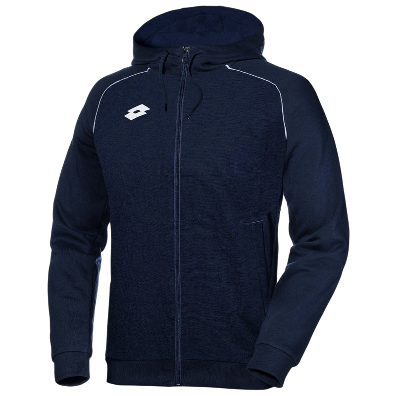 Lotto Felpa Cappuccio Junior Delta Plus T5574 Blu - Abbigliamento Sportivo Bambino