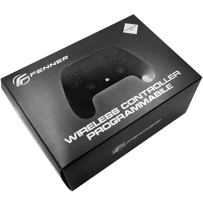 Fenner Controller Per Ps4/Pc (V2) Wireless Joystick Pad Playstation 4 Nero - Dualshock Senza Filo