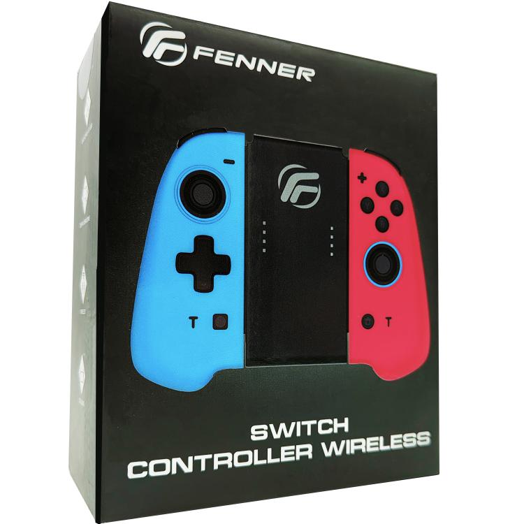 Fenner Nintendo Switch Tech Controller Joy Con Wireless Blu/Red Senza Fili