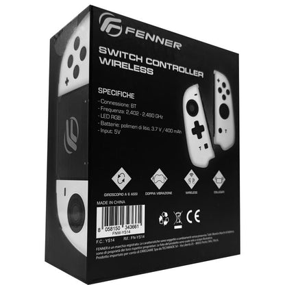 Fenner Nintendo Switch Tech Controller Joy Con Wireless Weiß Kabellos