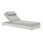 Boa Vista Sun Lounger with Aluminum Cushion - Water-Repellent Treatment 203x76x34/99cm
