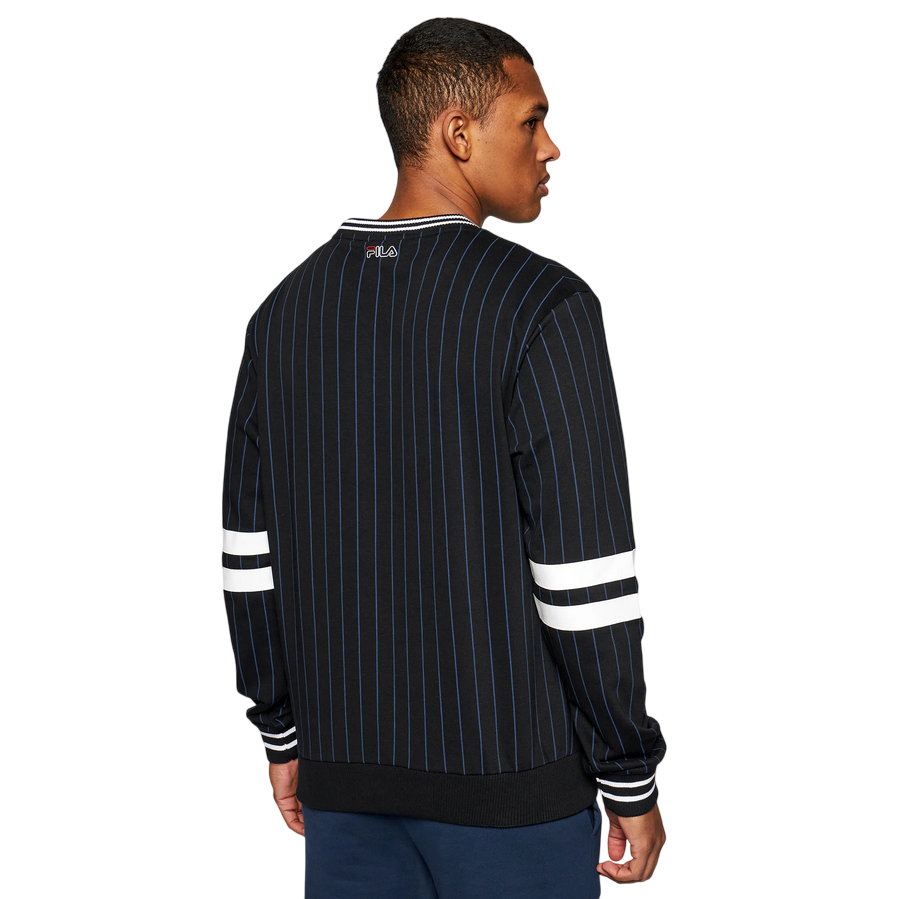 Fila felpa girocollo da uomo Jamy 683271 002 nero