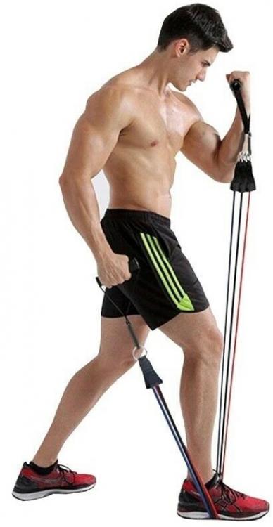 Fitlover Kit 3 Widerstandsbänder Fitnessbänder Gym Widerstand Kraft
