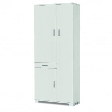 Mobile 3 ante con 1 cassetto - kit bianco fiammato cm 77 l x 34 p x 178