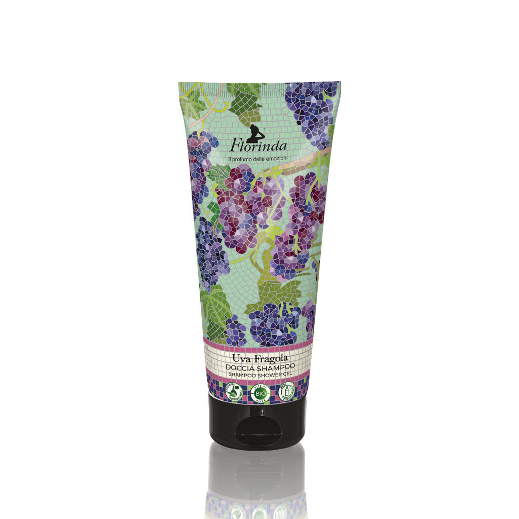 Florinda Mosaici Italiani Doccia Shampoo Uva E Fragola  200 ml