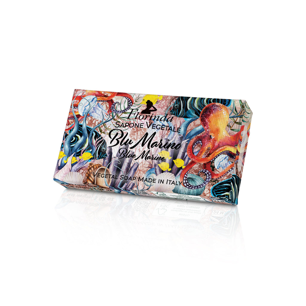 Florinda Profumi Di Mare Pflanzliche Hand- und Körperseife Marineblau 100 ml