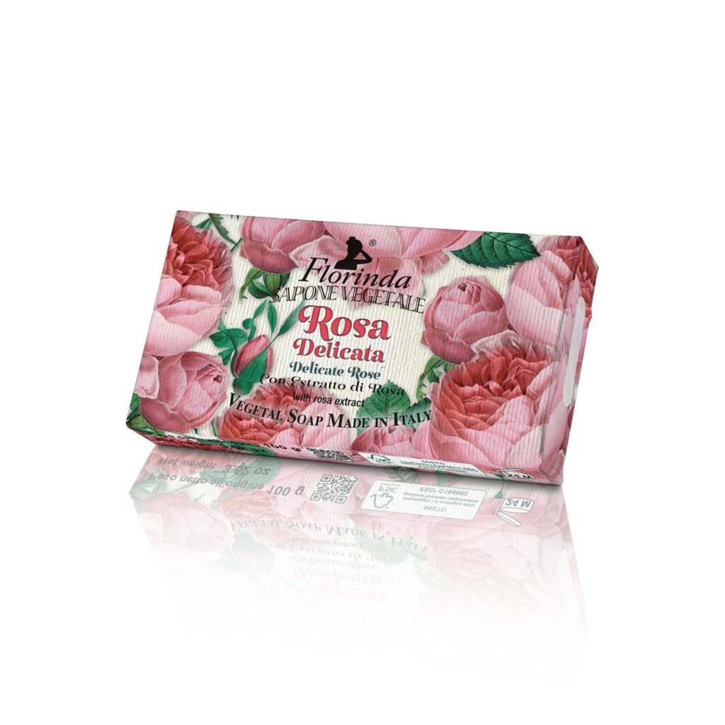 Florinda Saponetta Vegetale Mani E Corpo Alla Rosa Delicata 100 ml
