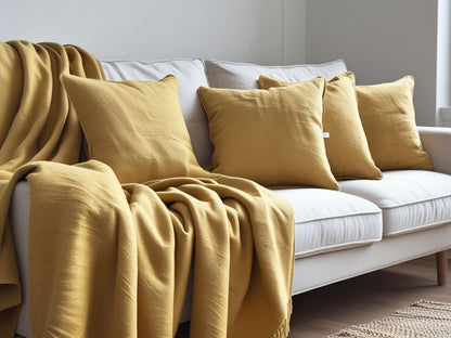 Foulard arredo “Notturna” – Oro opaco