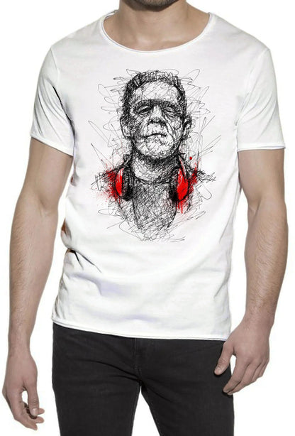 Frankenstein Urban Slub - T-shirt Uomo 100% Cotone