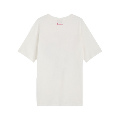 Freddy maglietta manica corta da donna Peanuts S4WMCT7 ST1 W42 bianco