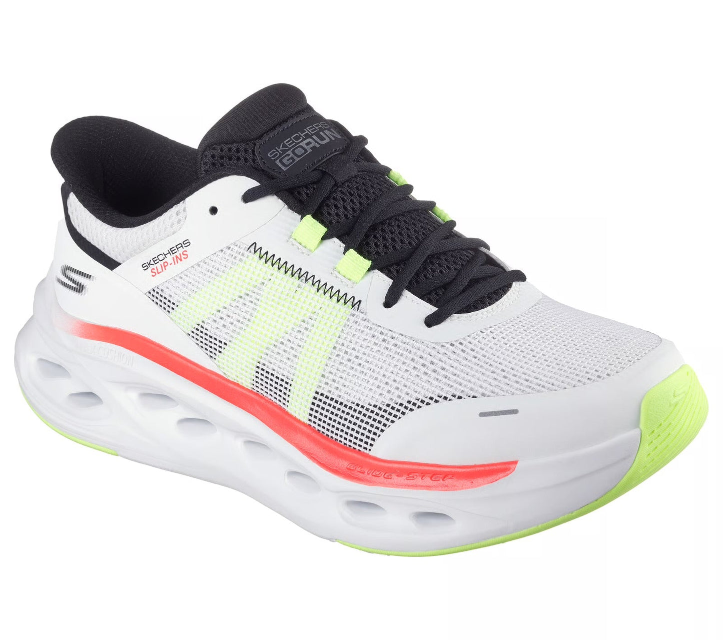 Skechers Max Cushioning Glide-Step 220422-WMLT Bianco Uomo