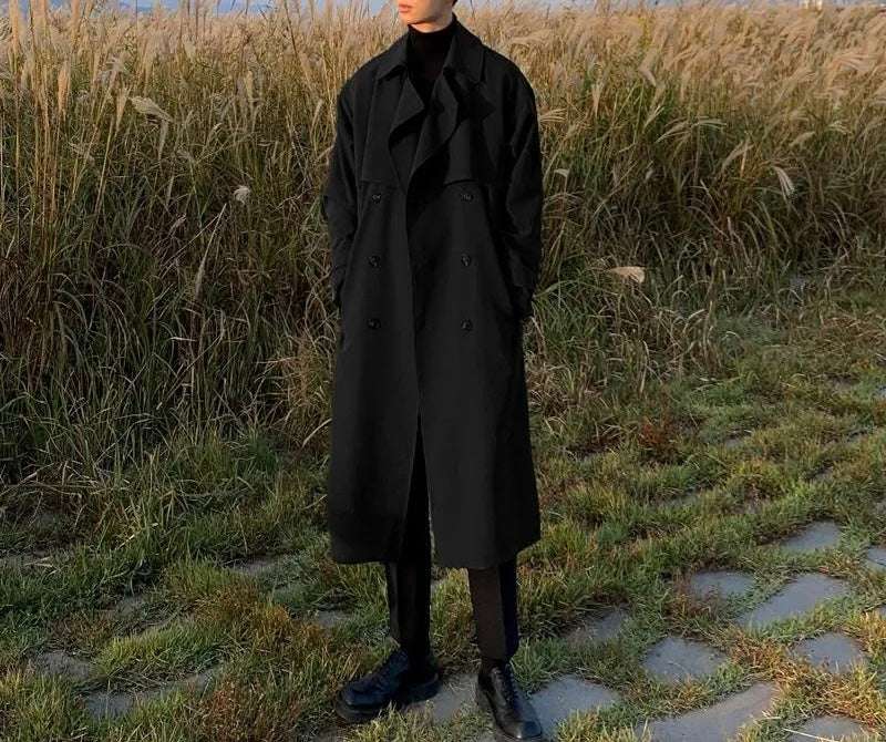 Herren-Zweireiher-Trenchcoat - Old Money®