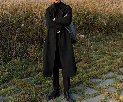 Herren-Zweireiher-Trenchcoat - Old Money®