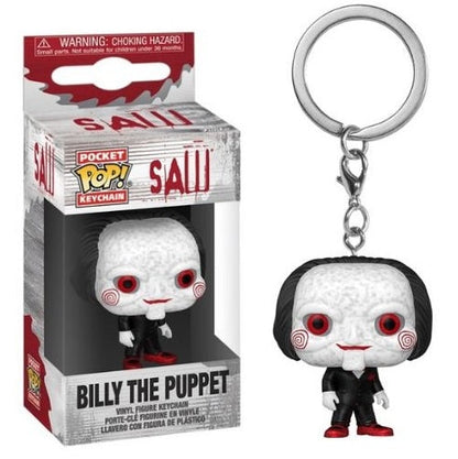 Funko Pop ! Keychain Saw L'Enigmista - Billy The Puppet Portachiavi 4cm