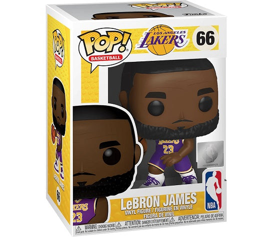 Funko Pop! Basketball NBA Los Angeles Lakers – (66) Lebron James Figur 9cm