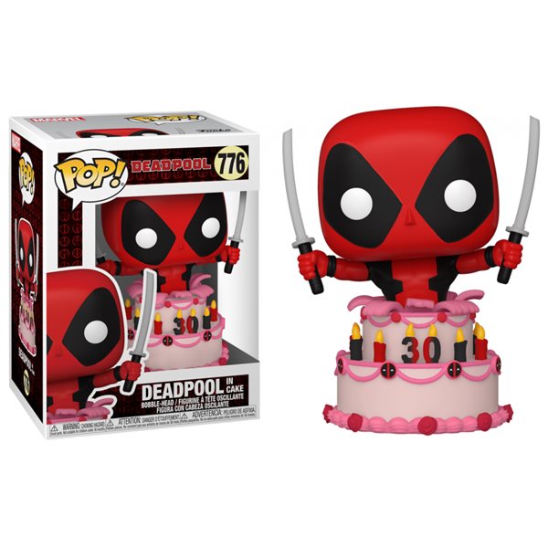 Funko Pop! Marvel Deadpool zum 30. Jubiläum - (776) - Deadpool in Torte Figur 9cm