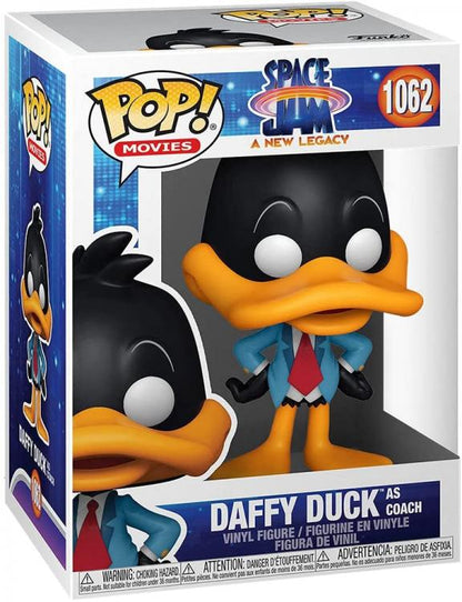 Funko Pop! Movies Space Jam A New Legacy (1062) - Daffy Duck als Coach - Figur 9cm
