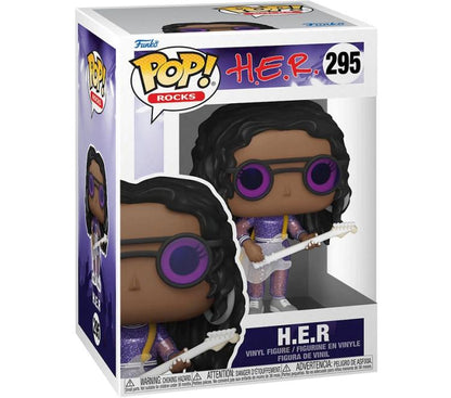 Funko Pop! Rocks - H.E.R. (187) Vinylfigur Rockmusik 9cm Neu