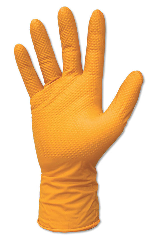 Guanti in Nitrile Arancioni Monouso Pz 50 Senza Polvere