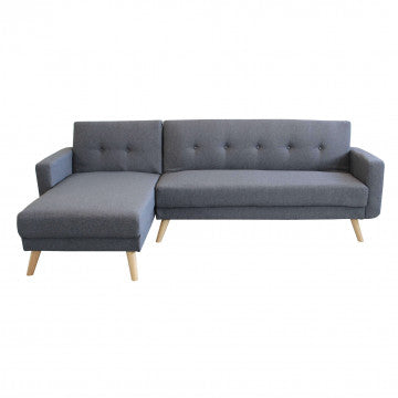 Modernes Schlafsofa mit Metall- und Holzgestell