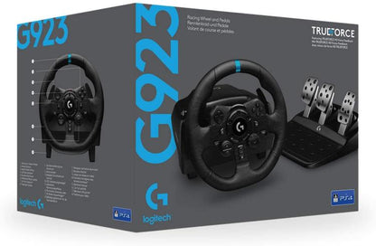 Logitech - Lenkrad und Pedale G923 Trueforce Doppelkupplung PS4/PC/PS5 PlayStation