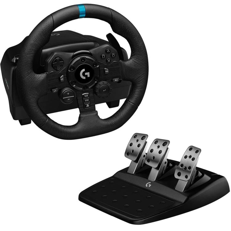 Logitech - Lenkrad und Pedale G923 Trueforce Doppelkupplung PS4/PC/PS5 PlayStation