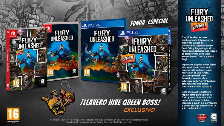 Fury Unleashed Bang Edition PS4 Videospiel Playstation 4 EU Italienisch Neu