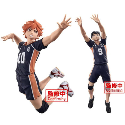 BANPRESTO HAIKYU! POSING (SHOYO HINATA + TOBIO KAGEYAMA) SET 2 FIGUREN BANDAI PVC
