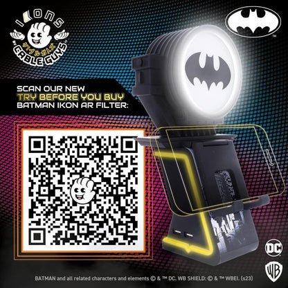 Cable Guys (Batman) Lampada Statuetta Stand Base Ricarica Smartphone Controller