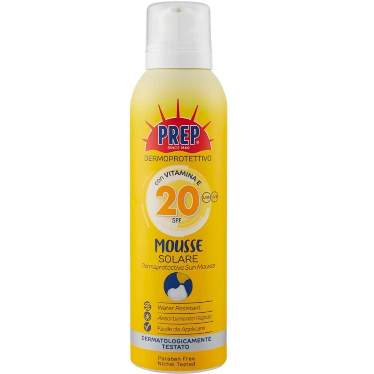 Prep - Sonnenschutz-Mousse Dermoprotektiv LSF 20 UVA-UVB-Schutz