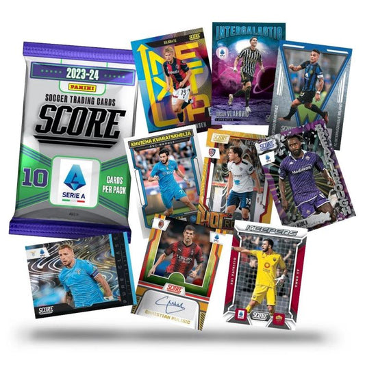 Panini Serie A Score Card 2023-24 Retail 1 Busta Soccer Trading Card 10 Cards