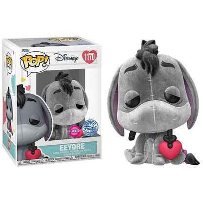 Funko Pop! Disney Winnie Puuh – (1170) I-Aah mit Herz (Beflockt) Special
