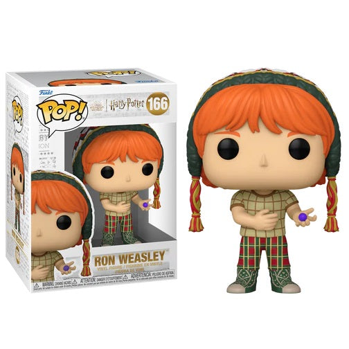 Funko Pop! Harry Potter – (166) Ron Weasley mit Süßigkeiten-Karame Figur Vinyl 9cm