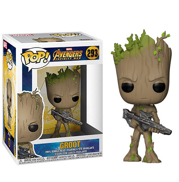 Funko Pop! Marvel Avengers Infinity War - Groot Bobble (293) Vinyl Figure 9Cm