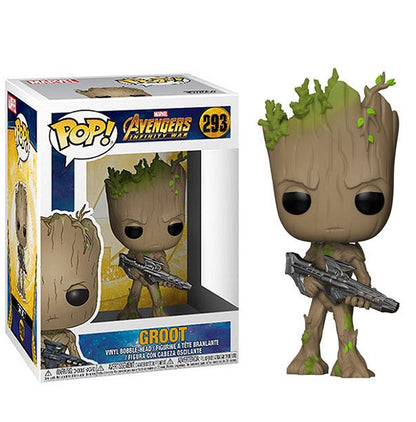 Funko Pop! Marvel Avengers Infinity War - Groot Bobble (293) Vinyl Figure 9Cm