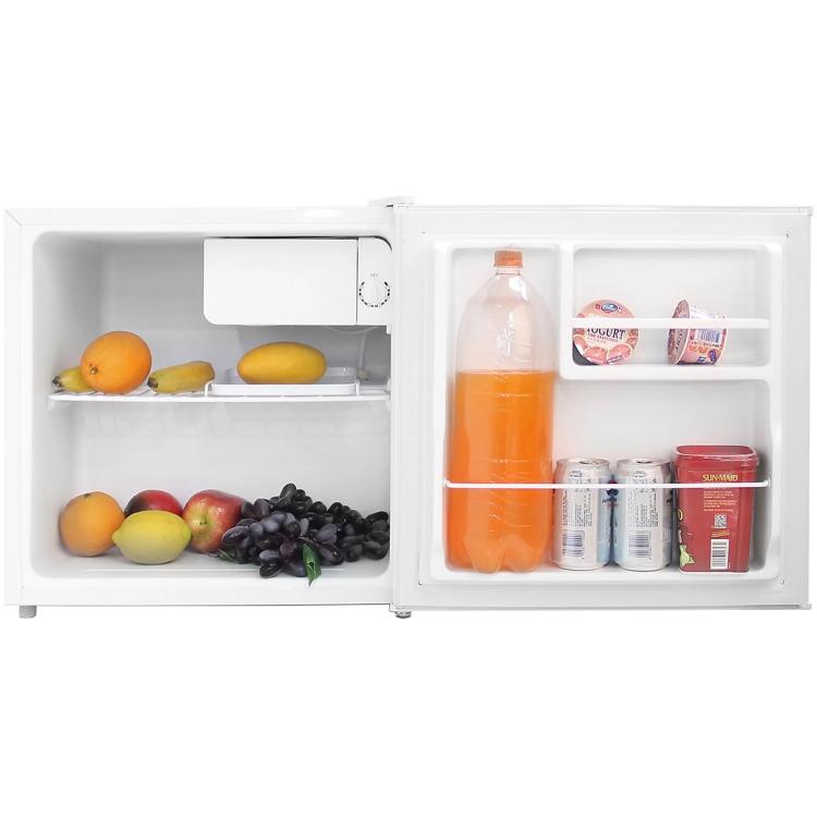 Comfee Minikühlschrank Tischkühlschrank Vertikal Eintürig 43 L Weiß RCD76WH