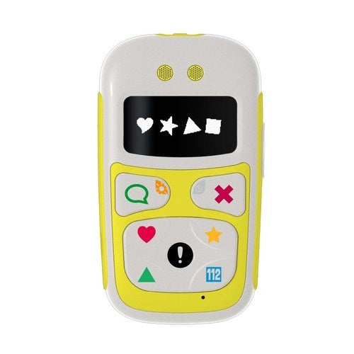 Giomax Baby Phone U10 1.1" Kinderhandy GPS GSM Dual Band Ital. Gelb
