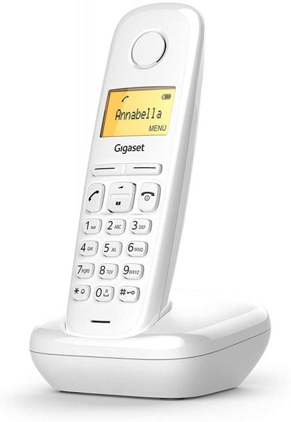 Gigaset A170 Schnurloses DECT-Telefon für Zuhause, weiß