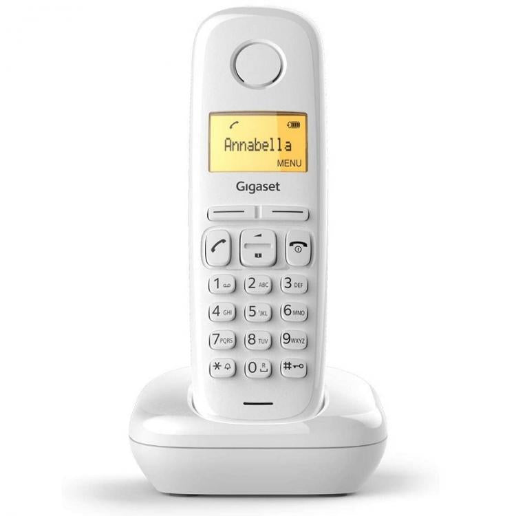 Gigaset A170 Schnurloses DECT-Telefon für Zuhause, weiß